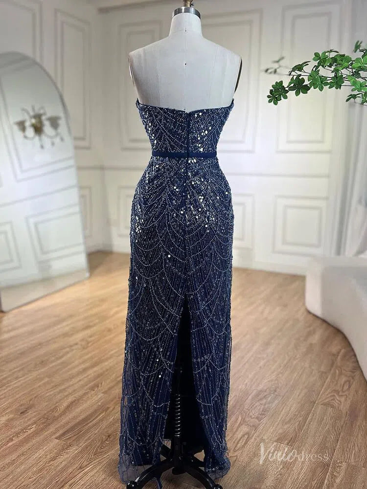 Luxury Beaded 20s Evening Gowns Gatsby Formal Dresses with Cape 20201-prom dresses-Viniodress-Viniodress