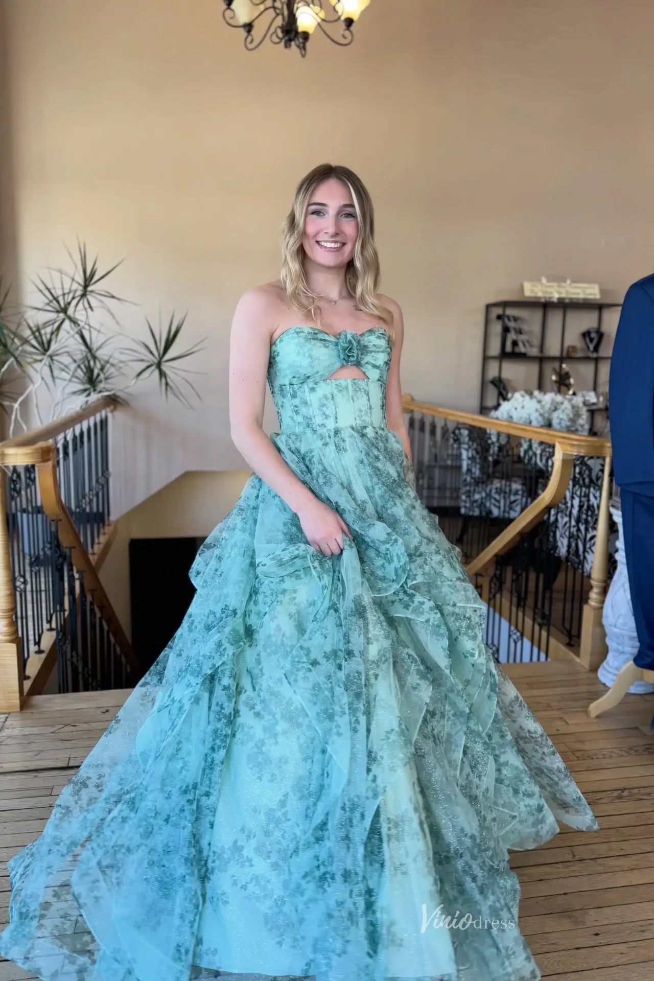LY006-Prom Dresses 2026-Viniodress-Sage Blue-Custom Size-