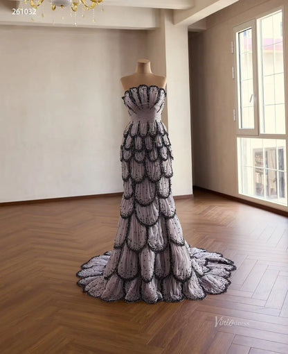 261032 60cm-wedding dresses 2026-Viniodress-Black-Custom Size – Add Measurements in Cart-