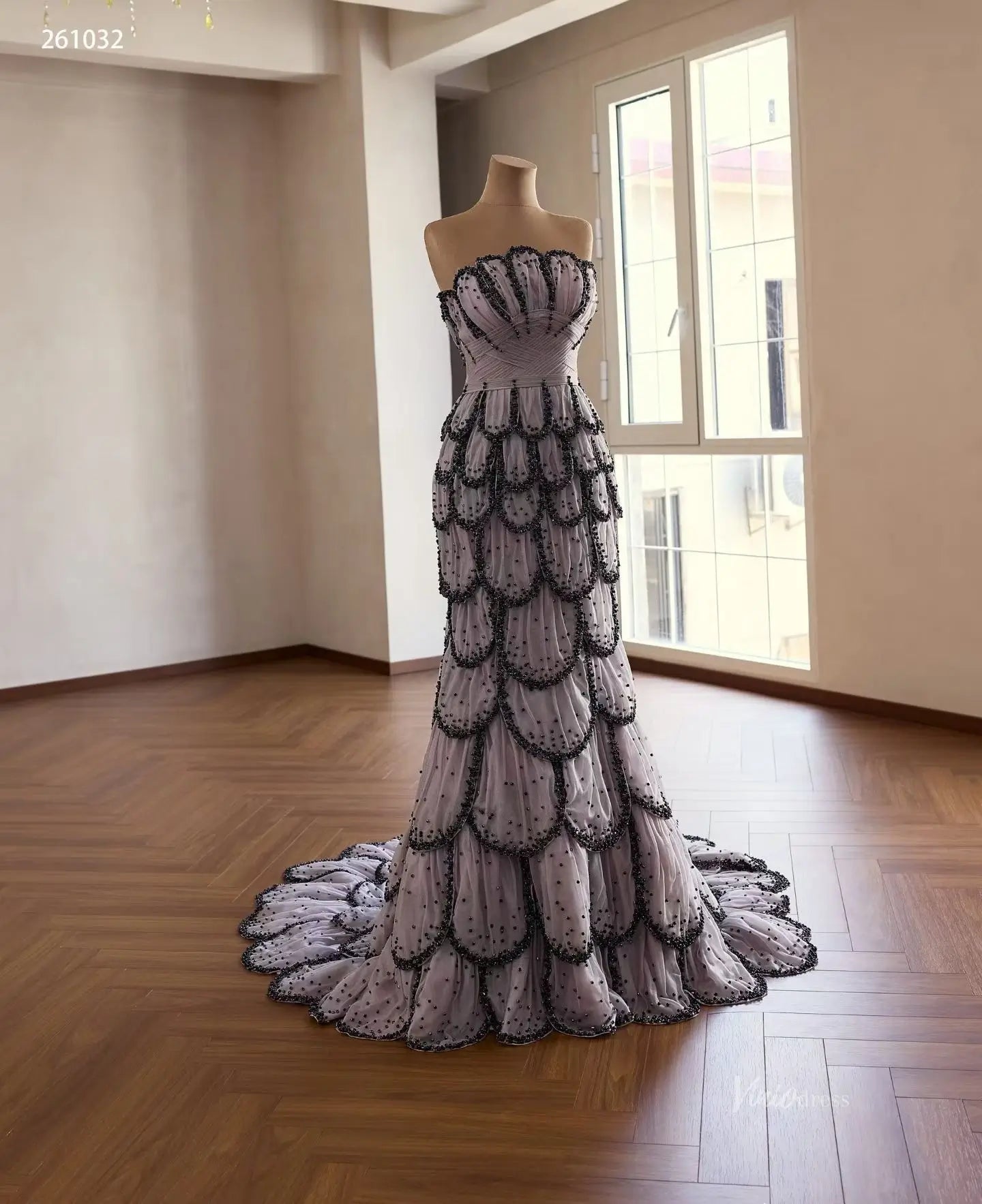 261032 60cm-wedding dresses 2026-Viniodress-Black-Custom Size – Add Measurements in Cart-