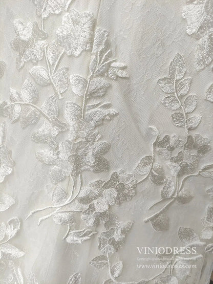 Mermaid Lace Wedding Dresses Backless Boho Wedding Dress Viniodress VW1118-wedding dresses 2025 -Viniodress-Ivory-Custom Size-