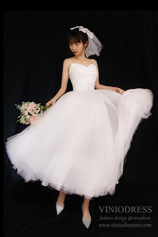 Mid-length Off White Lace Homecoming Dresses SD1397-Homecoming Dresses 2025 -Viniodress-Ivory-Custom Size-