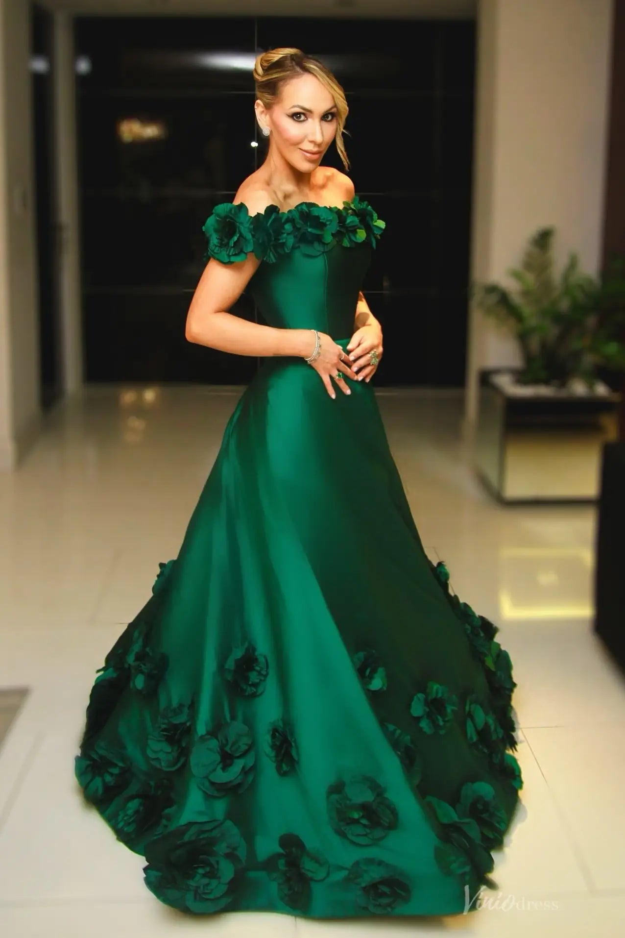 MM010-Evening Dresses 2026-Viniodress-Emerald-Custom Size-