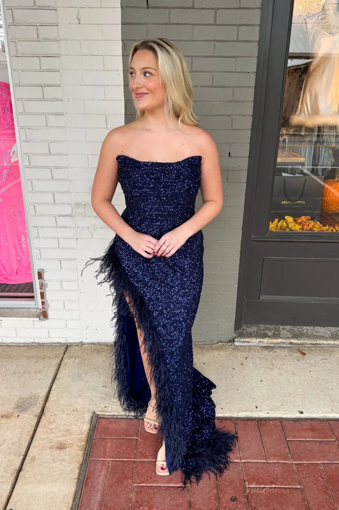 SQ017不转-prom dresses 2026-Viniodress-Navy-Custom Size-