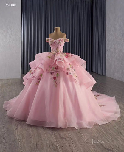 251100-wedding dresses 2026-Viniodress-Champagne-Custom Size-