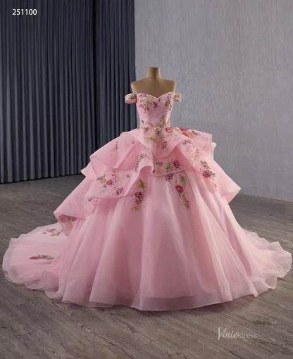 251100-wedding dresses 2026-Viniodress-Champagne-Custom Size-