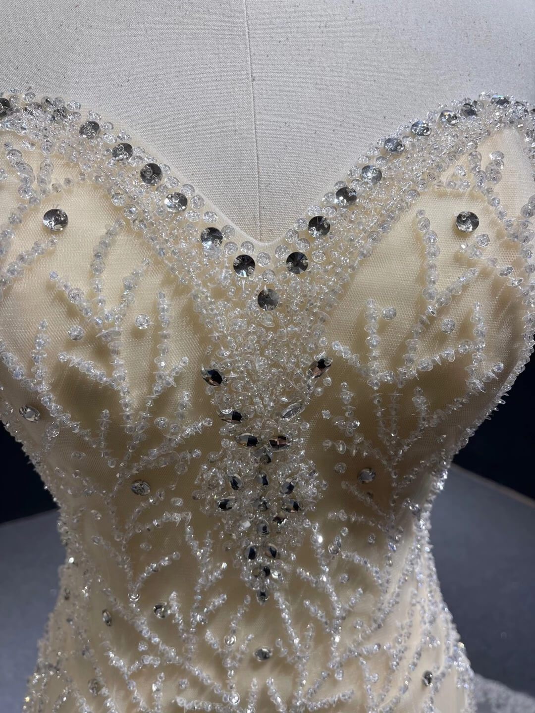 Off the Shoulder Red Mermaid Pageant Gown Beaded Wedding Dresses 67150-wedding dresses 2025 -Viniodress-Red-Custom Size-