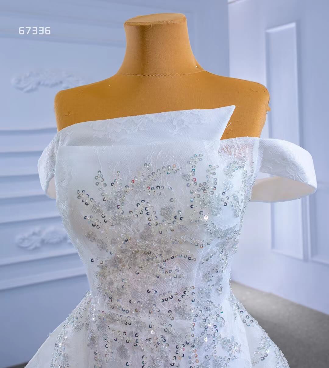 Off the Shoulder Removable Overskirt Wedding Dresses 67336-wedding dresses 2025 -Viniodress-As Picture-Custom Size-