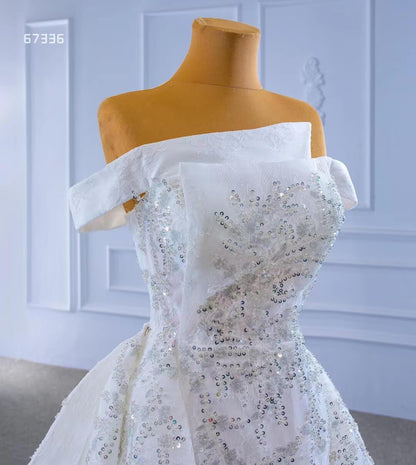 Off the Shoulder Removable Overskirt Wedding Dresses 67336-wedding dresses 2025 -Viniodress-As Picture-Custom Size-