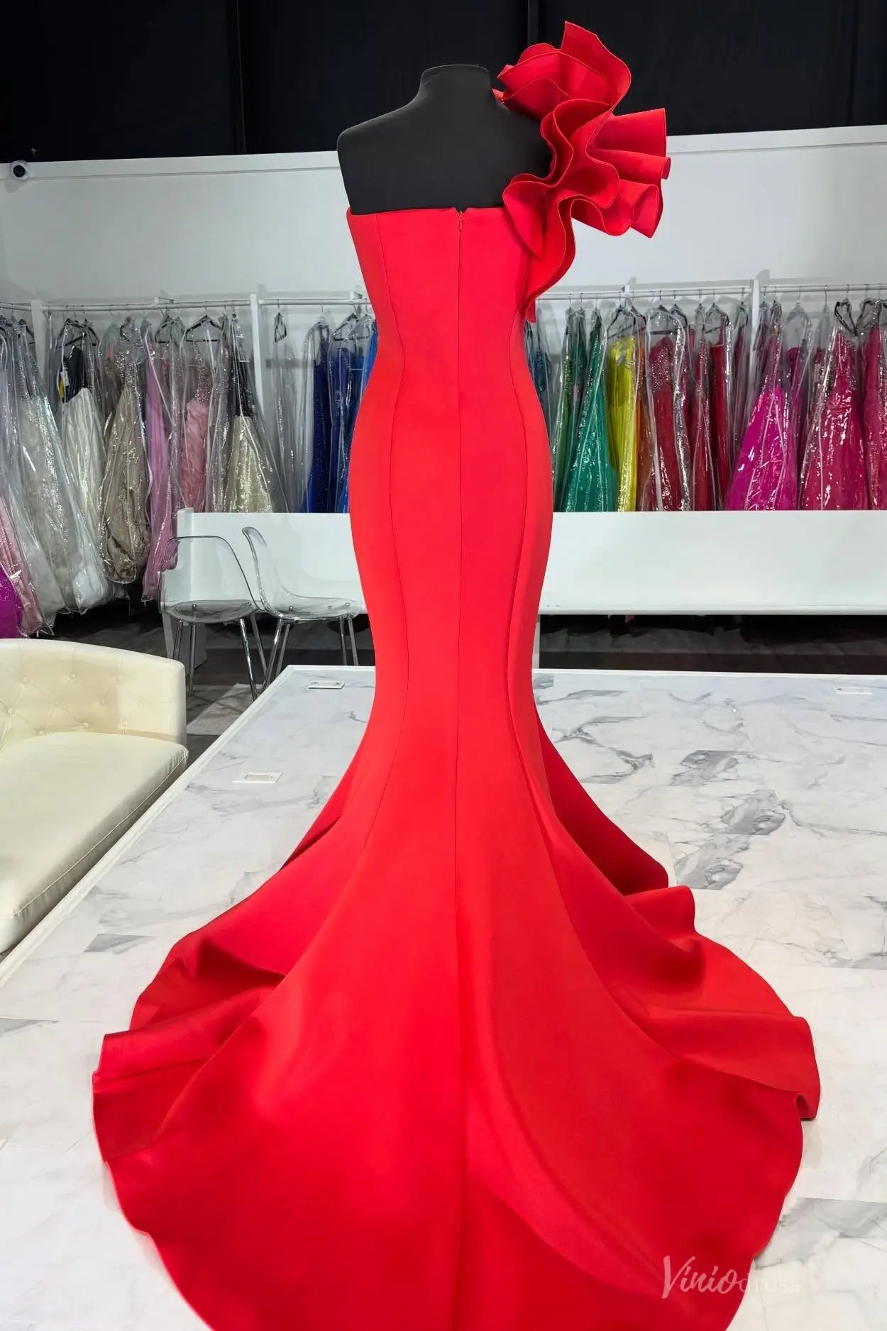 SS220-prom dresses 2026-Viniodress-Red-Custom Size-