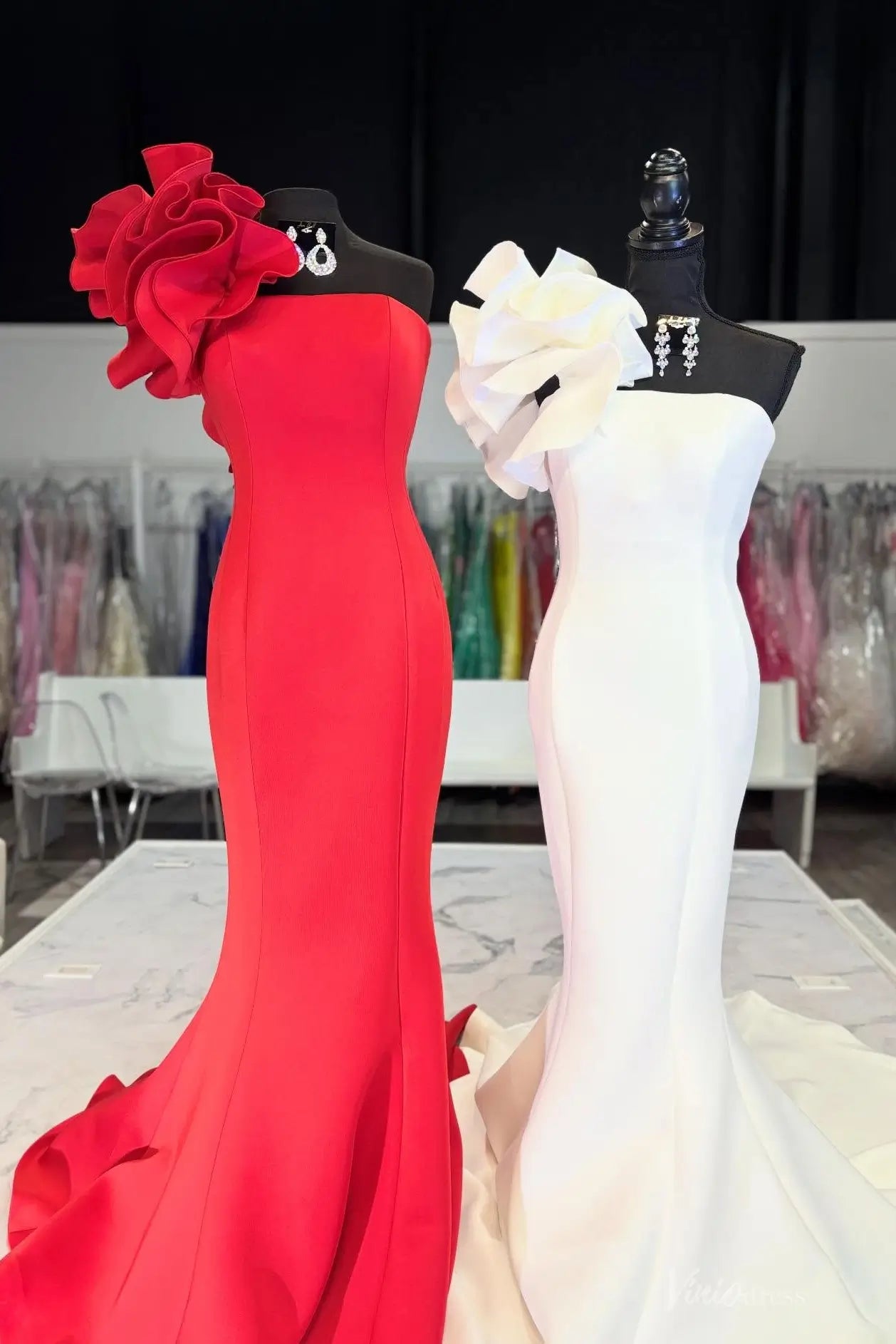 SS220-prom dresses 2026-Viniodress-Red-Custom Size-