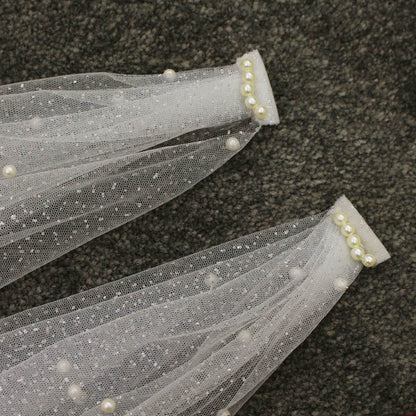 Pearl Cathedral Cape Veil Viniodress V681-Bridal Veil 2025 -Viniodress-Ivory-