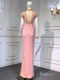 Pearl Mermaid Evening Dresses High Neck Mother of the Bride Dresses AD1131-prom dresses-Viniodress-Viniodress