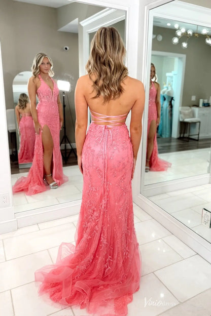 LP058不转-Prom Dresses 2026-Viniodress-Pink-Custom Size – Add Measurements in Cart-