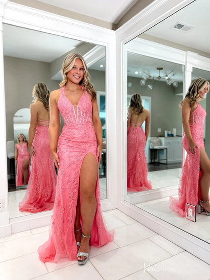 LP058不转-Prom Dresses 2026-Viniodress-Pink-Custom Size – Add Measurements in Cart-