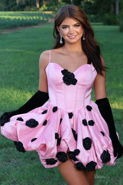 HS026-Homecoming Dresses 2026-Viniodress-Pink-Custom Size – Add Measurements in Cart-