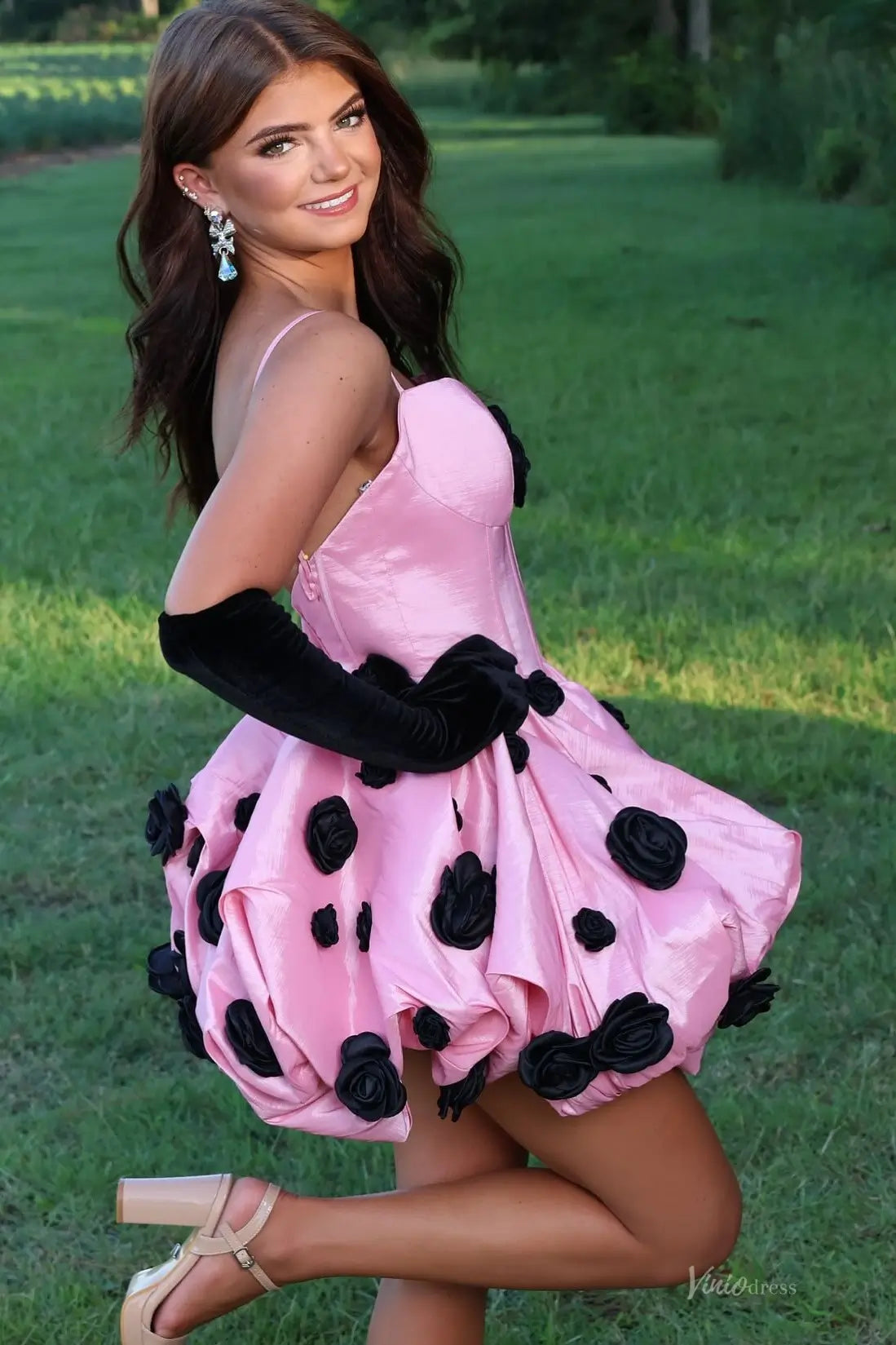 HS026-Homecoming Dresses 2026-Viniodress-Pink-Custom Size – Add Measurements in Cart-