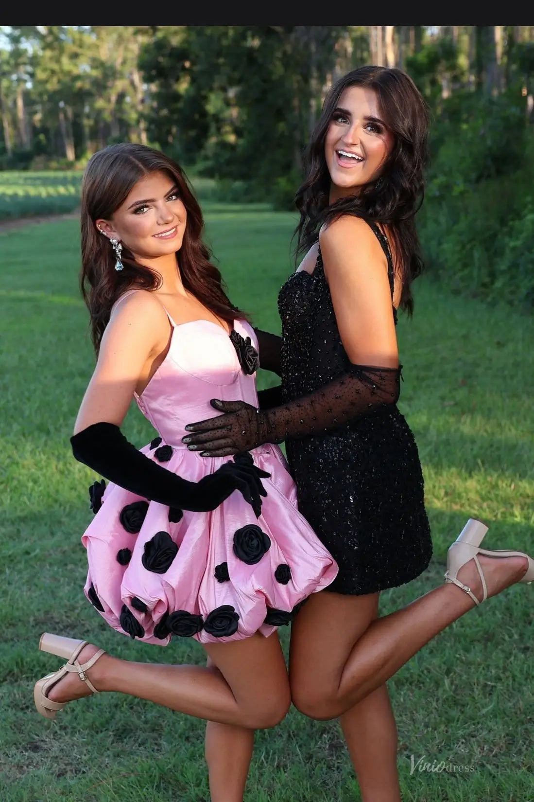 HS026-Homecoming Dresses 2026-Viniodress-Pink-Custom Size – Add Measurements in Cart-