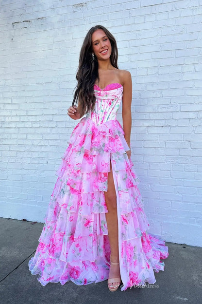 RF055-Prom Dresses 2026-Viniodress-Pink-Custom Size-