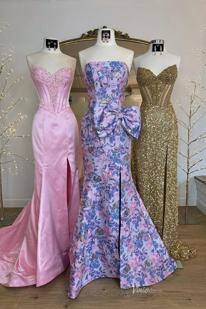 JC009-prom dresses 2026-Viniodress-Pink-Custom Size-