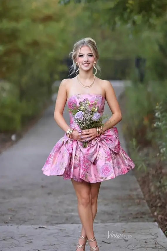 JC018-Homecoming Dresses 2026-Viniodress-Pink-Custom Size-