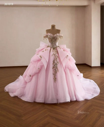 261019 80cm-Quinceanera Dresses 2026-Viniodress-Pink-Custom Size – Add Measurements in Cart-