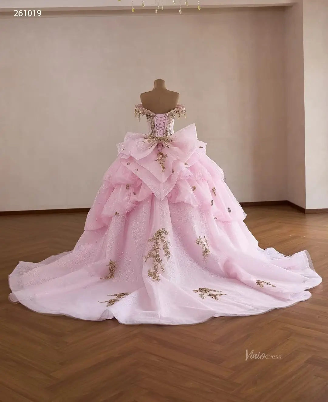 261019 80cm-Quinceanera Dresses 2026-Viniodress-Pink-Custom Size – Add Measurements in Cart-