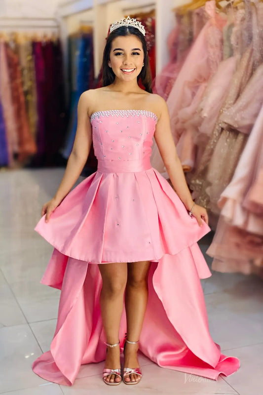 AS072不转-prom dresses 2026-Viniodress-Pink-Custom Size-