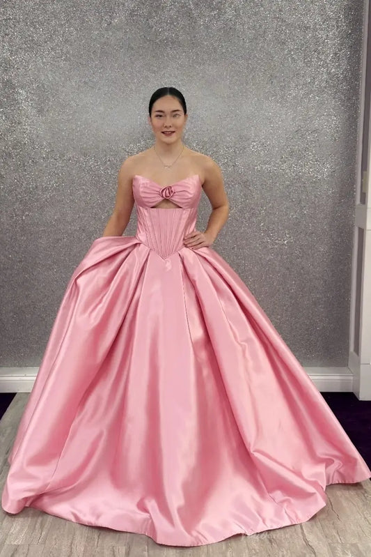 AS060-prom dresses 2026-Viniodress-Pink-Custom Size-