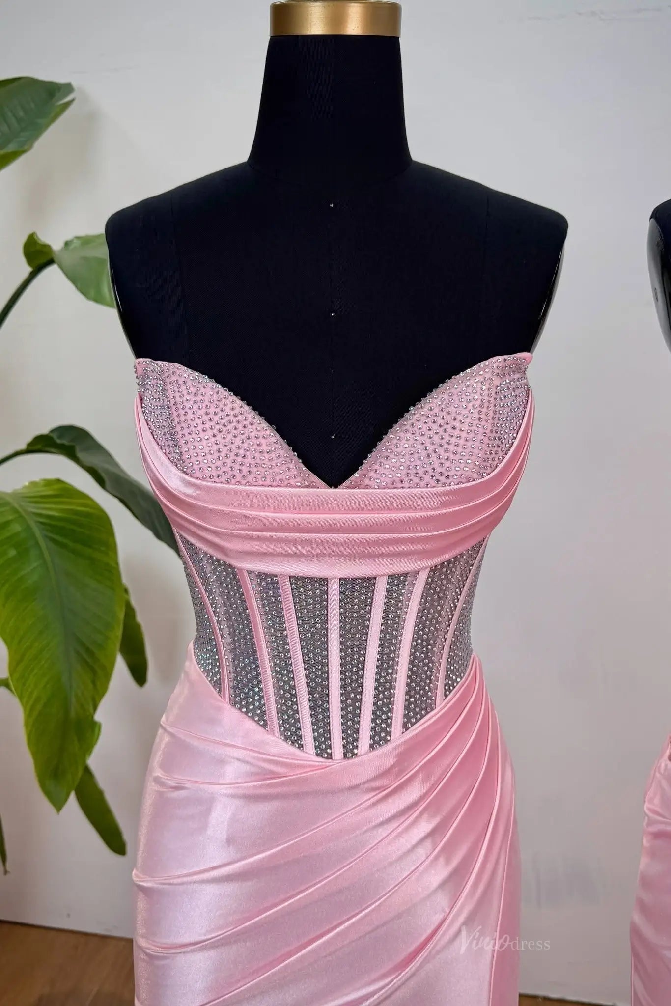 SS401-Prom Dresses 2026-Viniodress-Pink-Custom Size – Add Measurements in Cart-