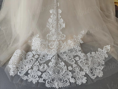 Pretty Dress for Kids Cute Princess Champagne Flower Girl Dresses with Bow GL1031B-flower girl dresses 2025 -Viniodress-Champagne-Custom Size-