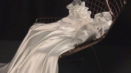 <transcy>Vestidos de fiesta largos rosados ​​con aplicaciones florales en 3D fuera de las mangas del hombro FD1674</transcy>