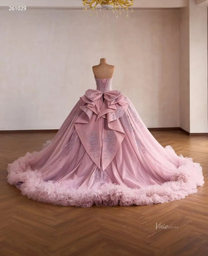 261029 1meter-Quinceanera Dresses 2026-Viniodress-Pink-Custom Size – Add Measurements in Cart-