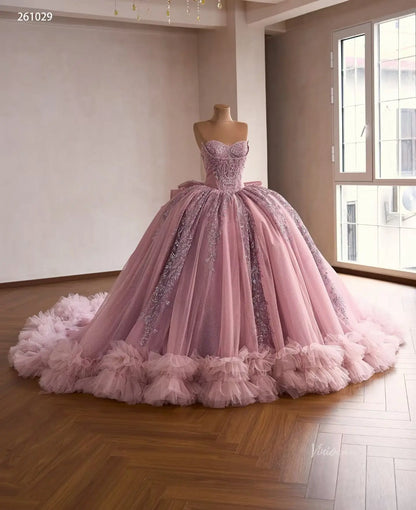 261029 1meter-Quinceanera Dresses 2026-Viniodress-Pink-Custom Size – Add Measurements in Cart-
