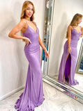 Prom Dress 2025 Glittery Lavender Mermaid Prom Dresses 2022 FD2736-unique prom dresses-Lavender-Custom Size-Viniodress