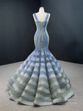 Prom Dress 2025 Haute Couture Mermaid Prom Dresses Ombre Trumpet Dress FD2420 viniodress-unique prom dresses-As Picture-Custom Size-Viniodress