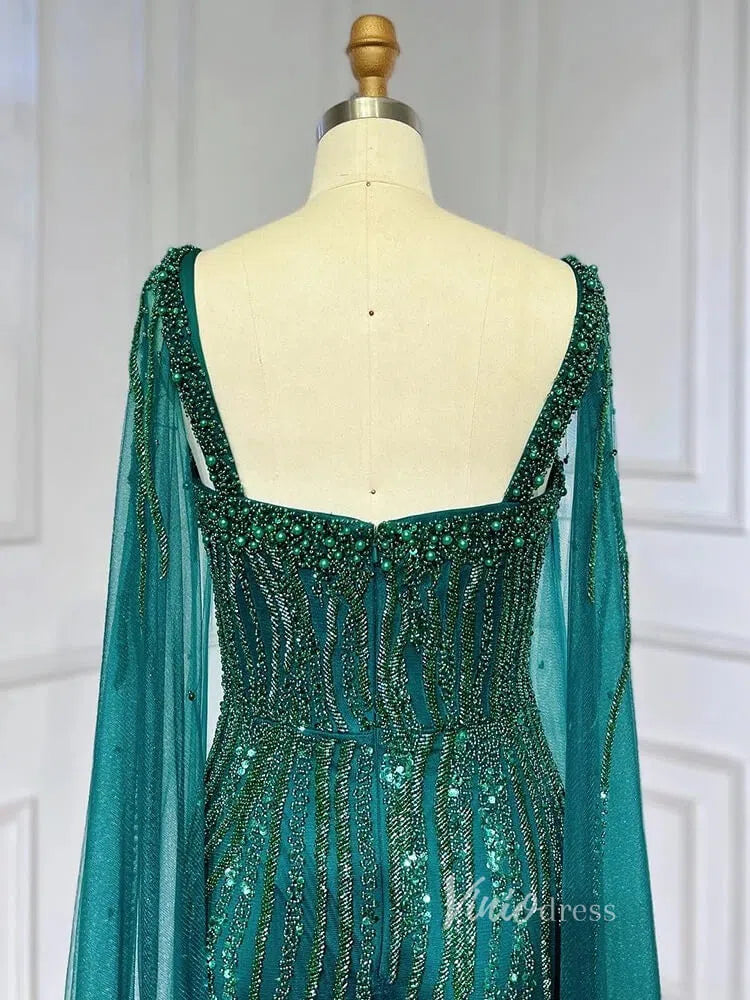 Prom Dress 2025 Vintage Gatsby Prom Dresses Cape Sleeve Evening Gowns 20200-unique prom dresses-Light Blue-US 2-Viniodress