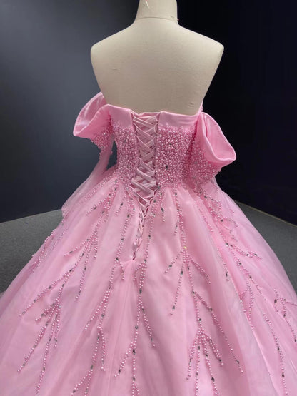 Red Ball Gown Wedding Dresses Long Sleeve Sweet 16 Dress 67497-Quinceanera Dresses 2025 -Viniodress-Red-Custom Size-
