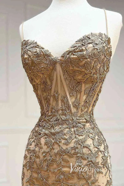 Red Lace Appliqued Tight Homecoming Dresses Spaghetti Strap Cocktail Dress SD1240-Homecoming Dresses 2025 -Viniodress-Red-Custom Size-