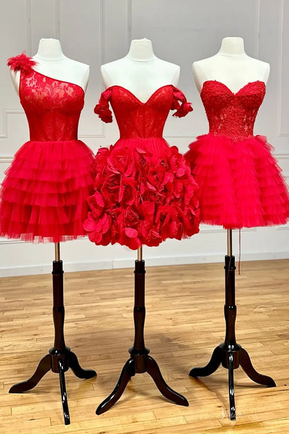 HR017-Homecoming Dresses 2026-Viniodress-Red-A-Custom Size – Add Measurements in Cart