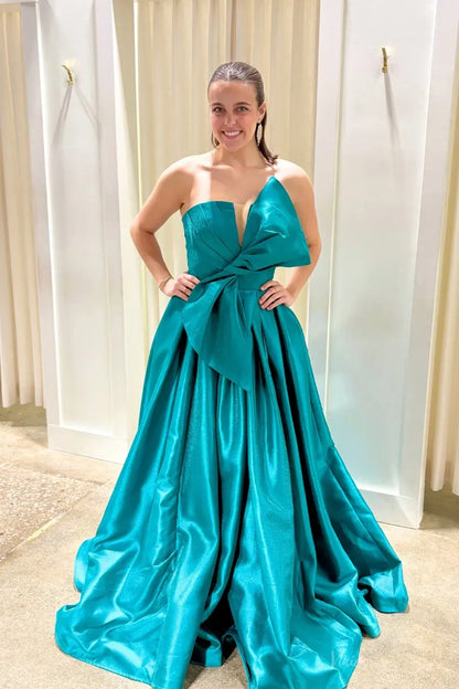 AS068不转-prom dresses 2026-Viniodress-Teal-Custom Size-