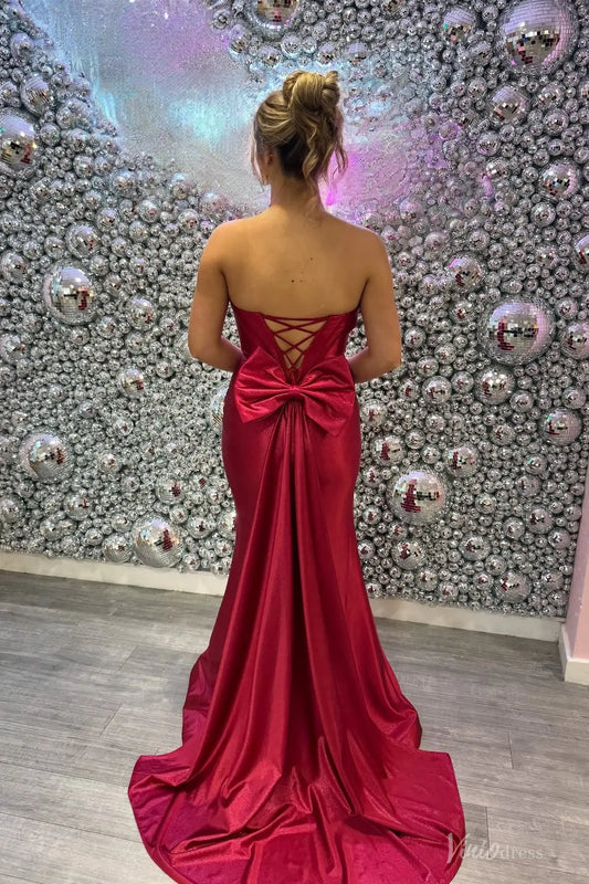 SS214-prom dresses 2026-Viniodress-Red-Custom Size-