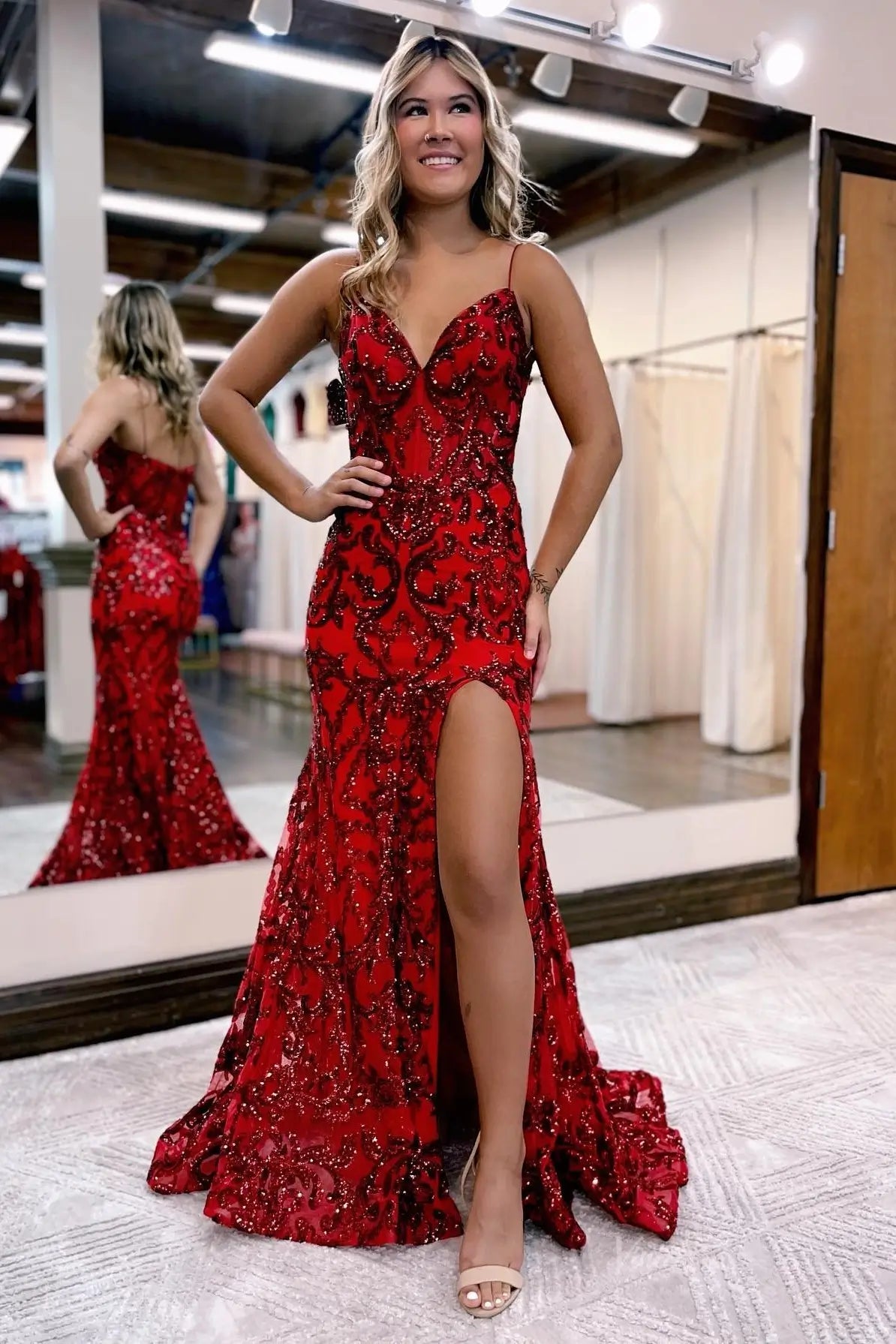 SQ032-prom dresses 2026-Viniodress-Red-US 0-