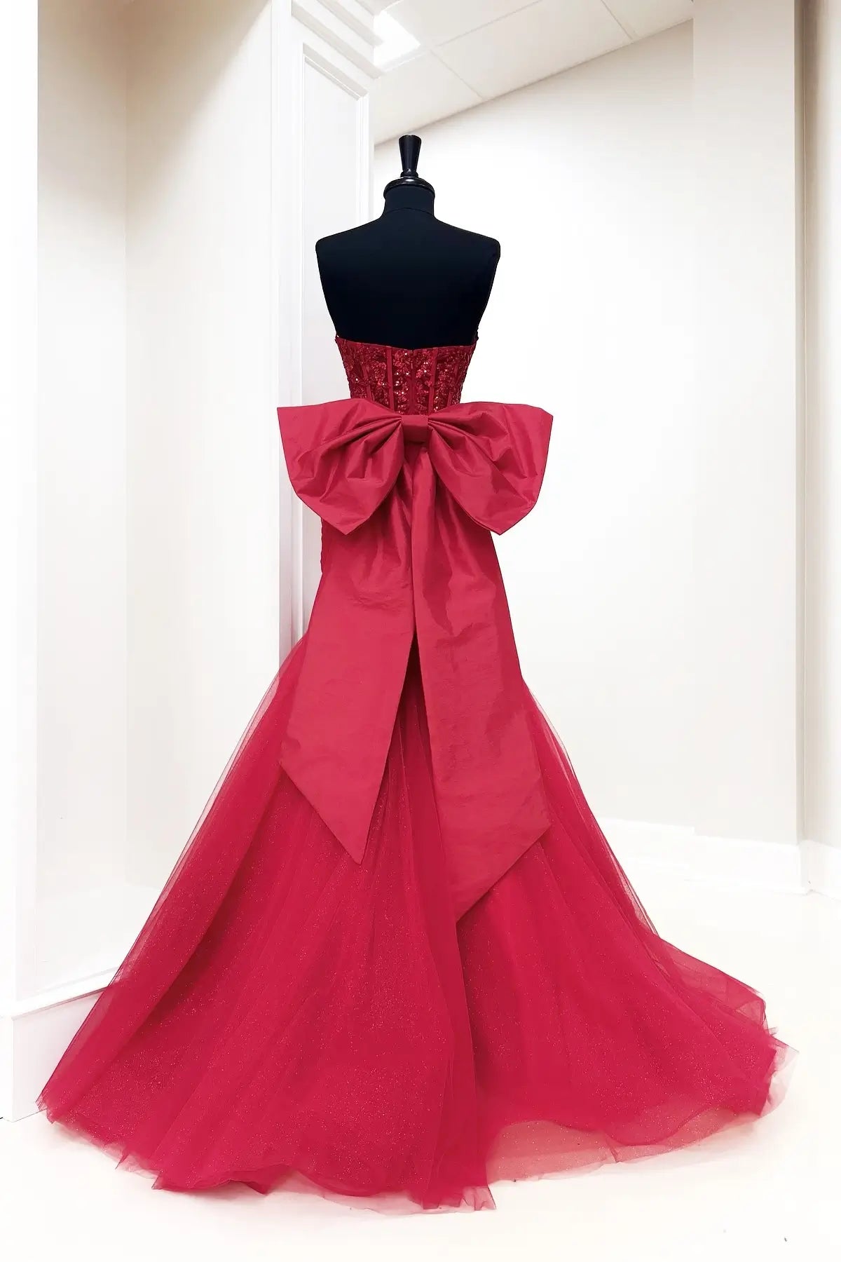 LP028-prom dresses 2026-Viniodress-Red-Custom Size-