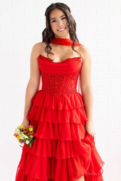 RF325-prom dresses 2026-Viniodress-Red-Custom Size-