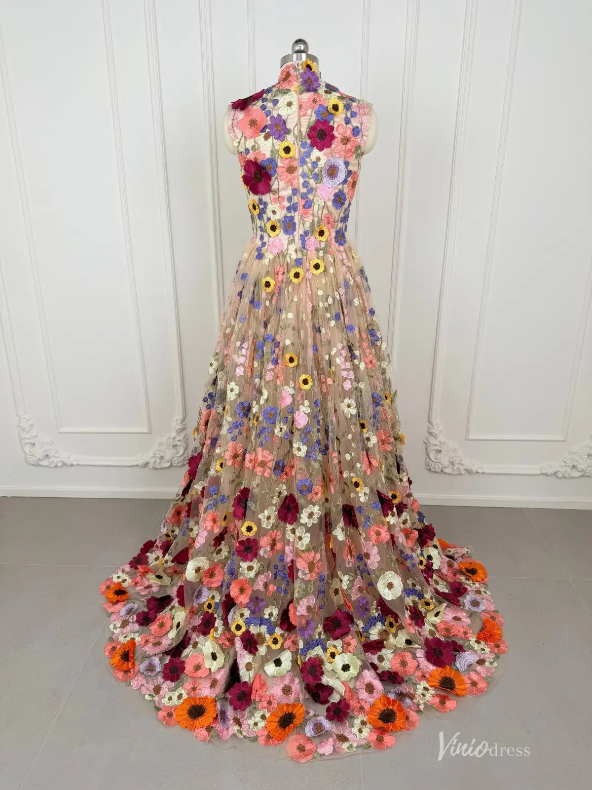 FW265-wedding dresses 2026-Viniodress-Pink-Custom Size – Add Measurements in Cart-