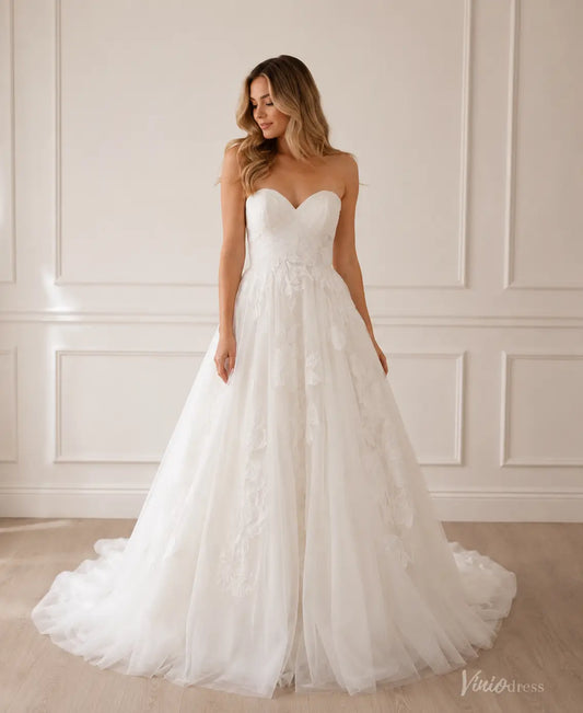 LA177-wedding dresses 2026-Viniodress-Ivory-Custom Size – Add Measurements in Cart-