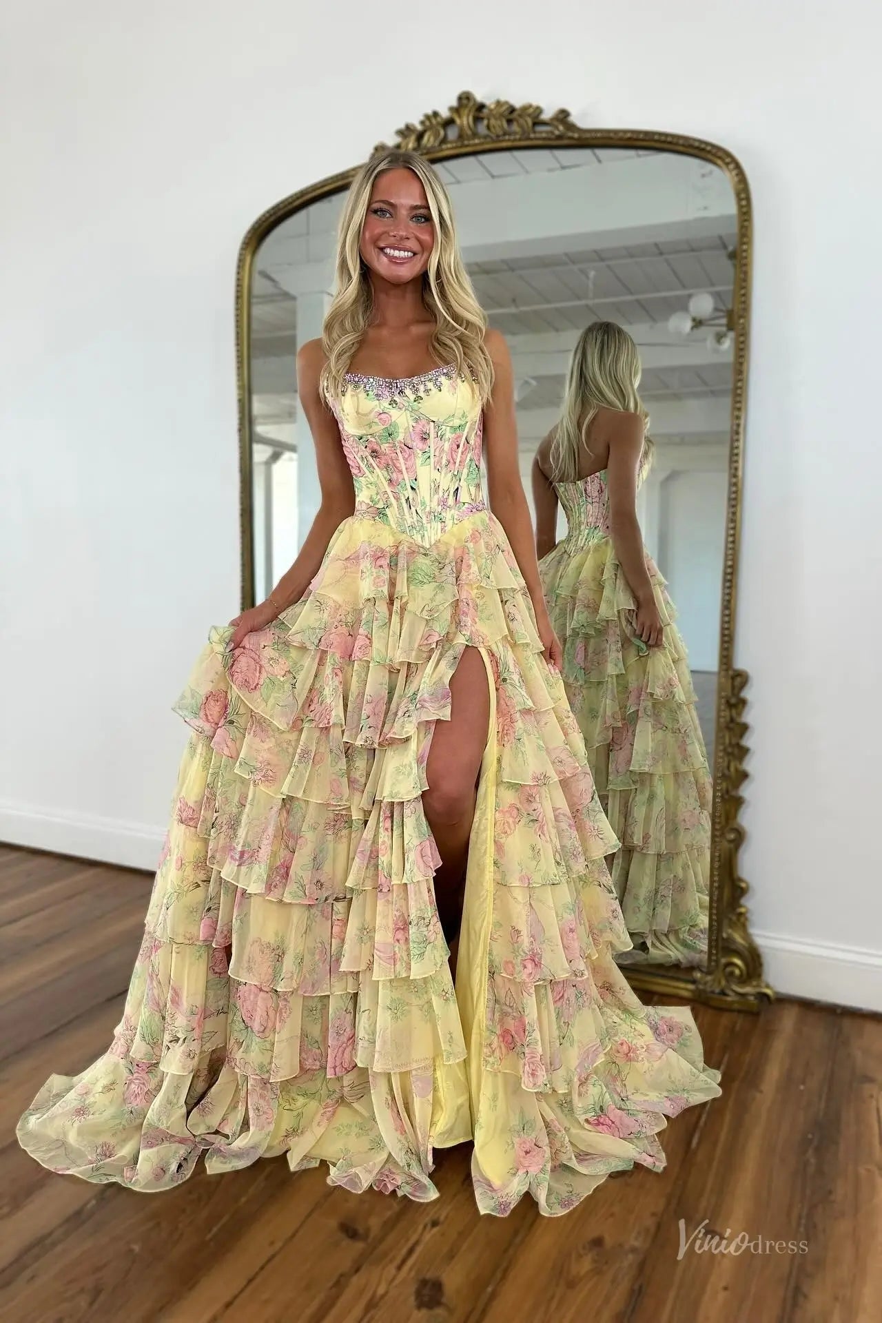 RFH001-prom dresses 2026-Viniodress-Pink-Custom Size – Add Measurements in Cart-