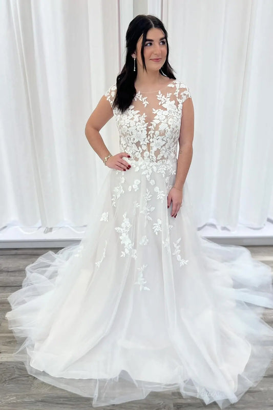 LA163-wedding dresses 2026-Viniodress-Ivory-Custom Size-