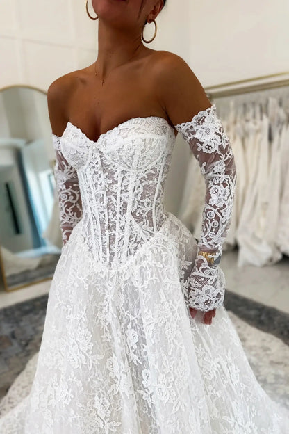LC115-wedding dresses 2026-Viniodress-Ivory-Custom Size-